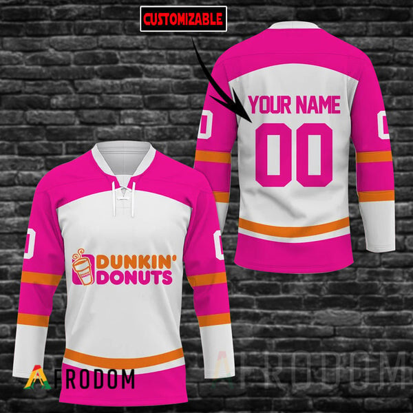 Personalized Dunkin Donut Hockey Jersey