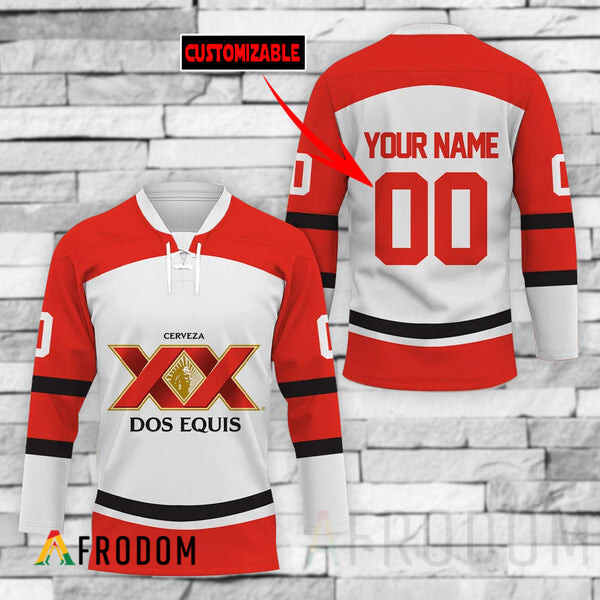 Personalized Dos Equis Hockey Jersey