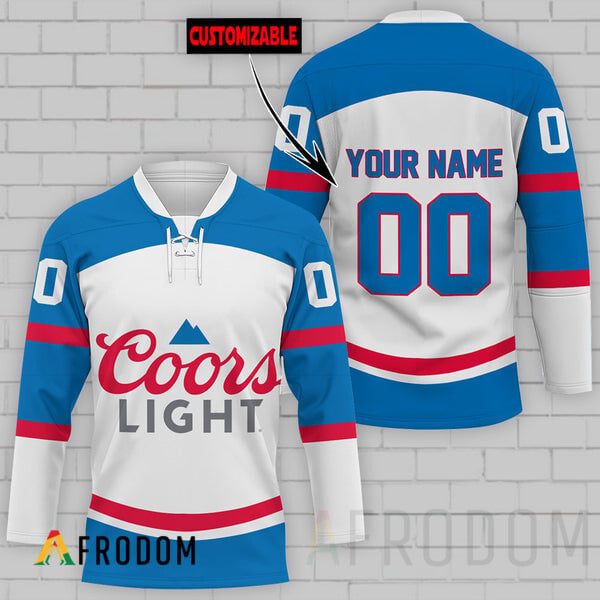Personalized Coors Light Hockey Jersey