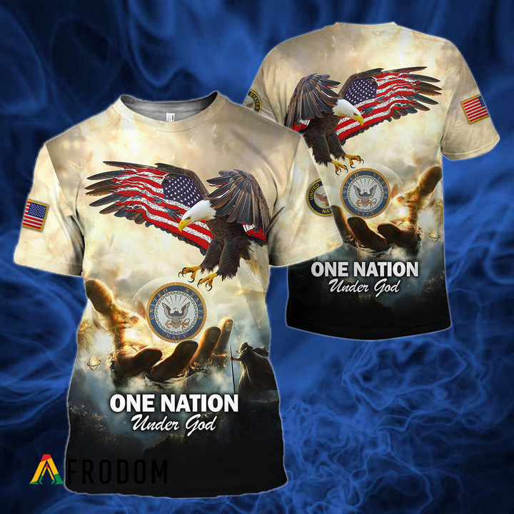 One Nation Under God US Navy T-shirt & Sweatshirt
