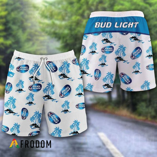 Tropical Palms Bud Light Hawaii Shorts