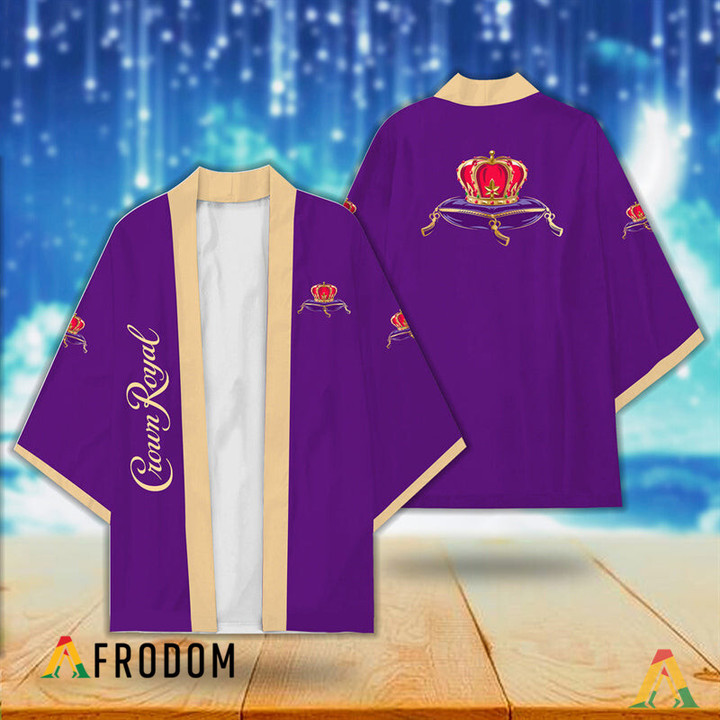 Summer Purple Crown Royal Kimono
