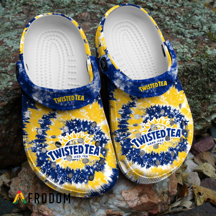 Classic Tie Dye Graphic Twisted Tea Classic Clogs