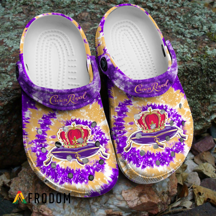 Classic Tie Dye Graphic Crown Royal Classic Clogs