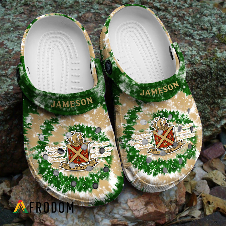 Classic Tie Dye Graphic Jameson Whiskey Classic Clogs