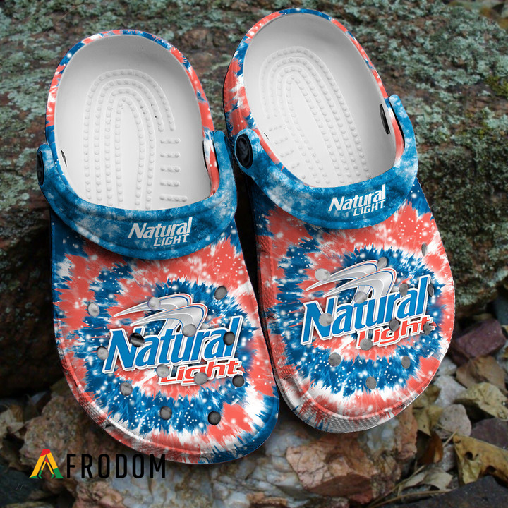 Classic Tie Dye Graphic Natural Light Classic Clogs