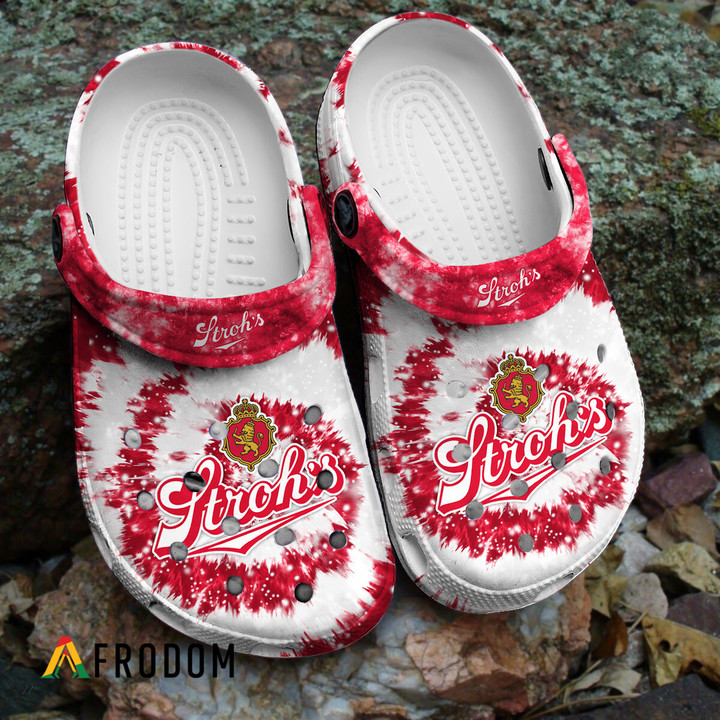 Classic Tie Dye Graphic Stroh's Beer Classic Clogs