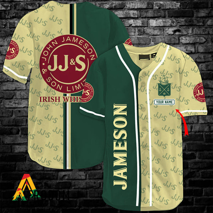 Personalized John Jameson Irish Whiskey Jersey Shirt