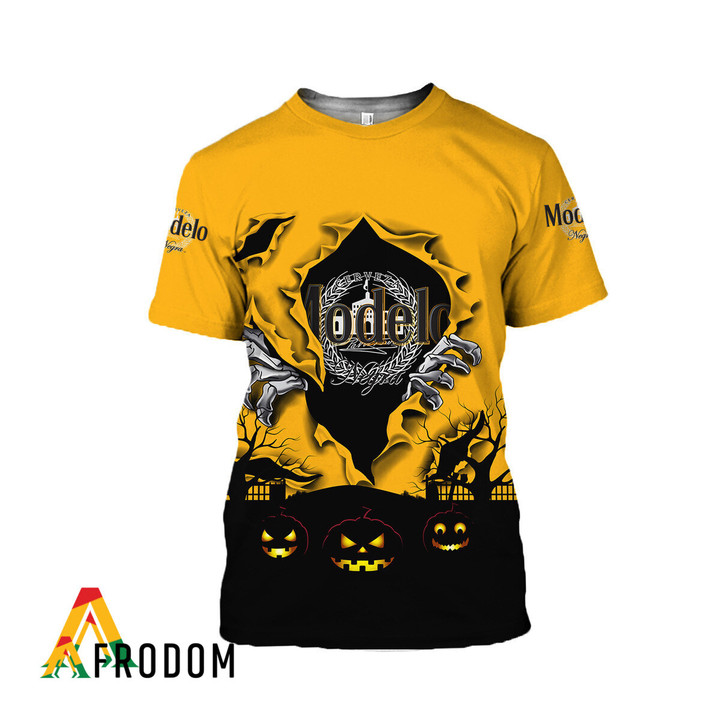 Scary Night Halloween Modelo Negra T-shirt & Sweatshirt