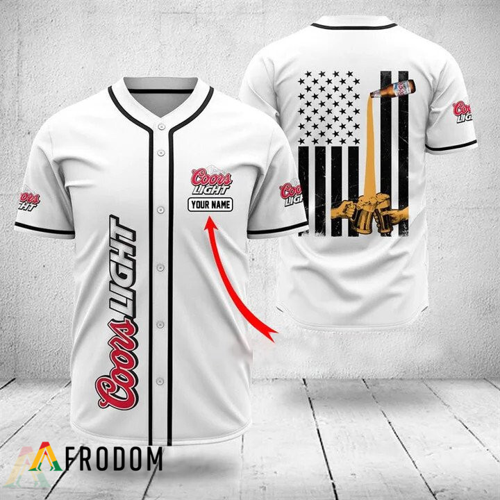 Personalized Multicolor Coors Light Jersey Shirt