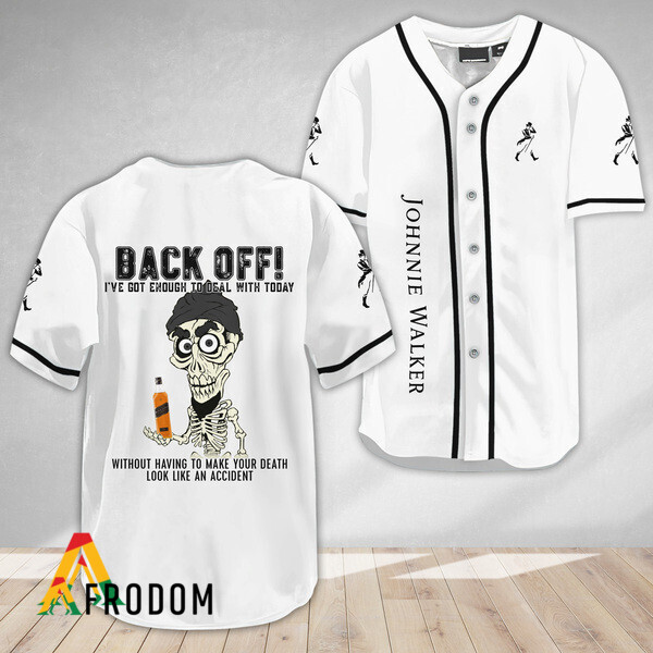 Achmed Back Off With Johnnie Walker Baseball Jersey