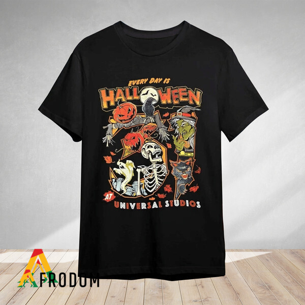 Everyday Is Halloween At Universal Studios T-shirt