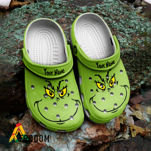 Personalized Grinch Christmas Classic Clogs 