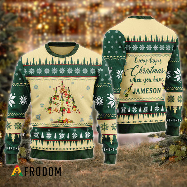 Everyday Is Christmas When U Have Jameson Ugly Sweater