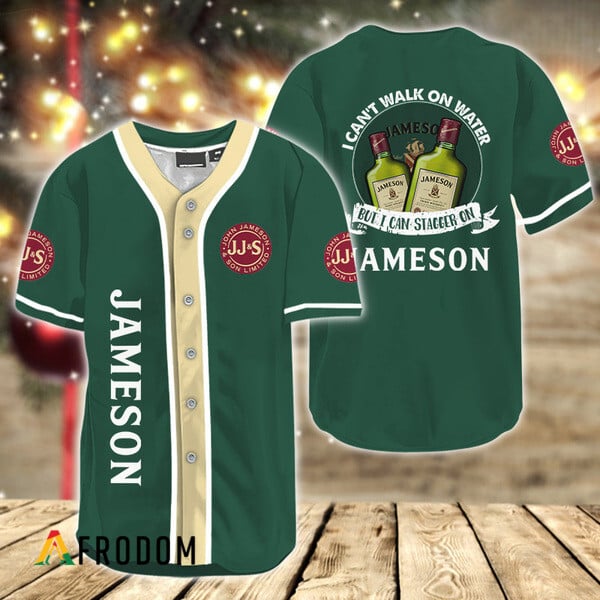 I Can't Walk On Water But I Can Stagger On Jameson Baseball Jersey