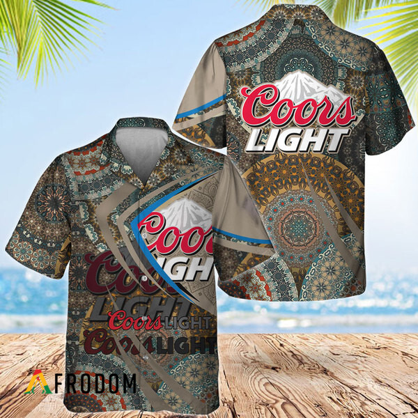 Summer Boho Mandala Coors Light Hawaiian Shirt