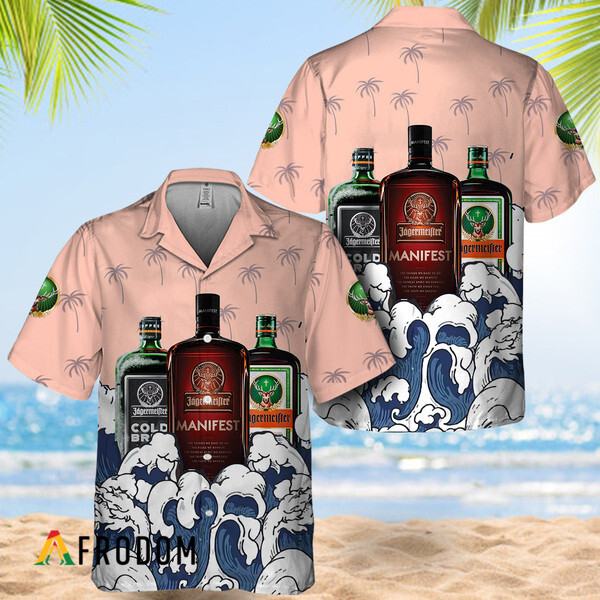 Summer Waves Jagermeister Hawaiian Shirt
