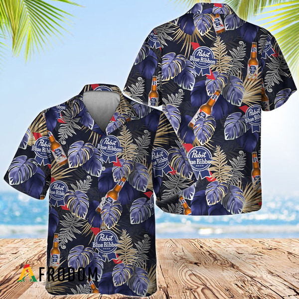 Summer Vibes Pabst Blue Ribbon Hawaiian Shirt