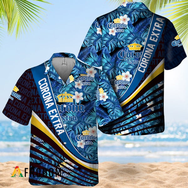 Summer Aloha Tropical Corona Extra Hawaiian Shirt