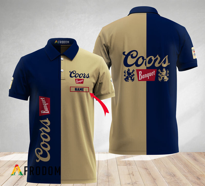 Personalized Basic Bicolor Coors Banquet Polo Shirt