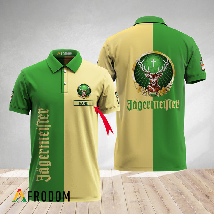Personalized Basic Bicolor Jagermeister Polo Shirt