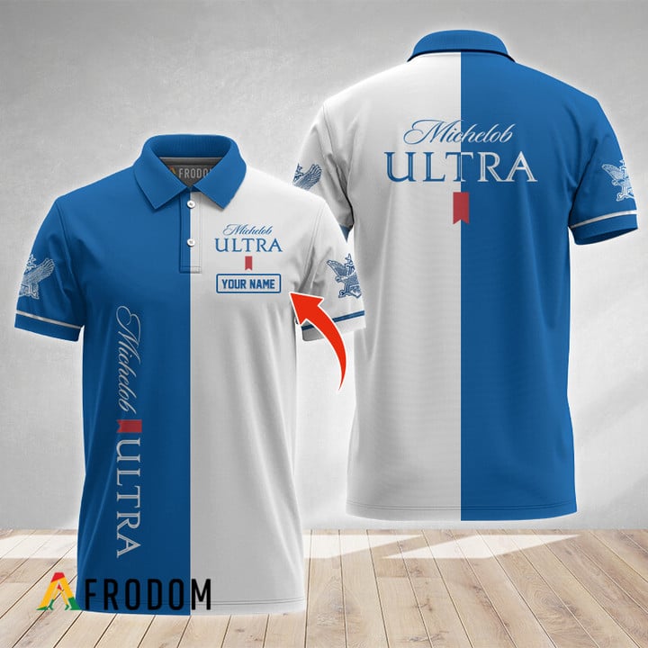 Personalized Basic Bicolor Michelob ULTRA Polo Shirt