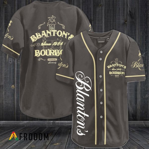 Brown Blanton's Whiskey Baseball Jersey