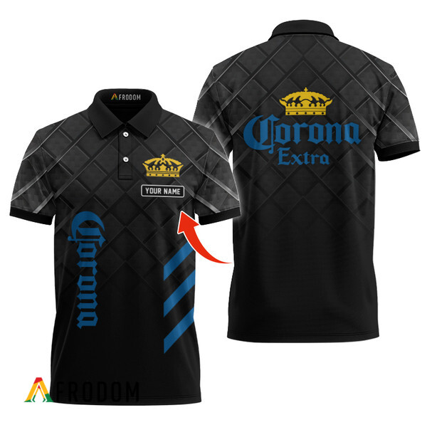 Personalized Classic Black Corona Extra Polo Shirt
