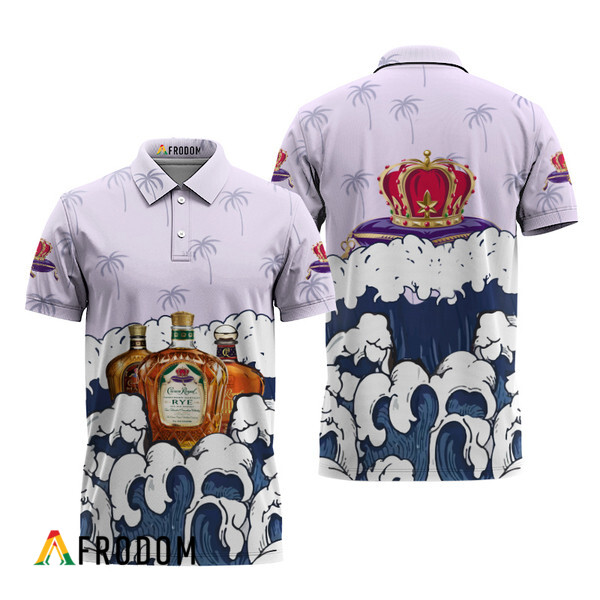 Crown Royal Summer Waves Polo Shirt