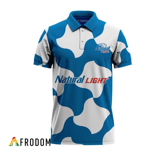 Natural Light Stand Out Golf Club Polo Shirt