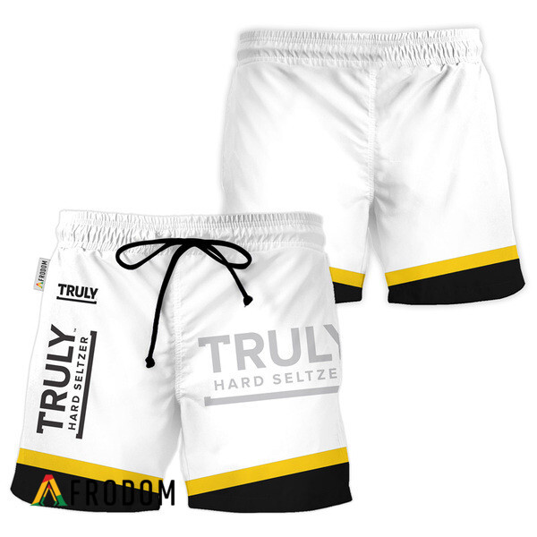 Truly Hard Seltzer Stand Out Golf Club Swim Trunks 