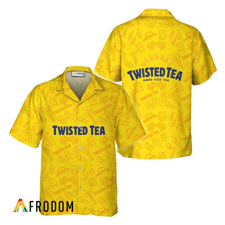 Twisted Tea Doodle Art Hawaiian Shirt