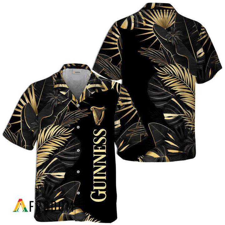 Guinness Tropical Palm Hawaiian Shirt