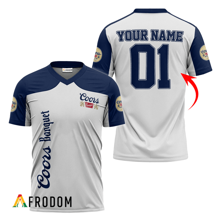 Personalized Coors Banquet Basic Football Jersey