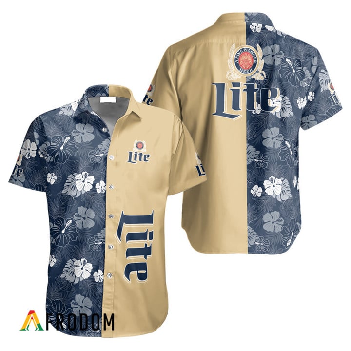Sunset Surf Miller Lite Button Shirt