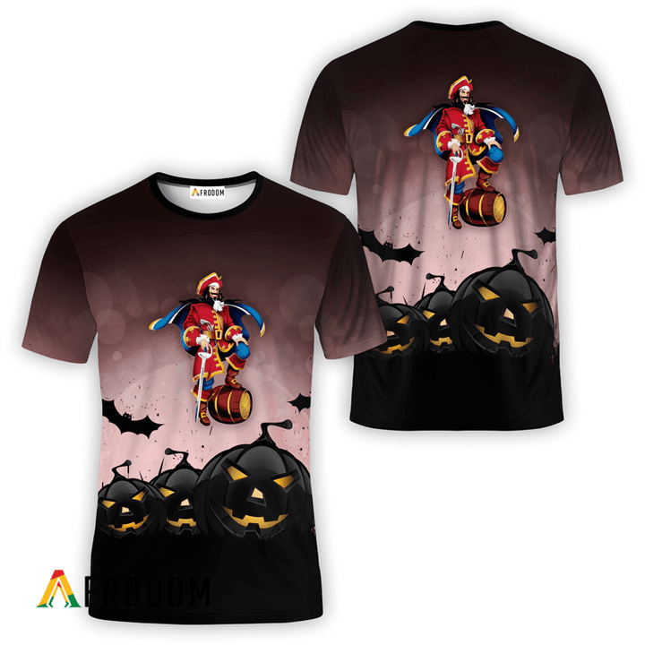 Captain Morgan Halloween Night Pumpkin T-shirt & Sweatshirt
