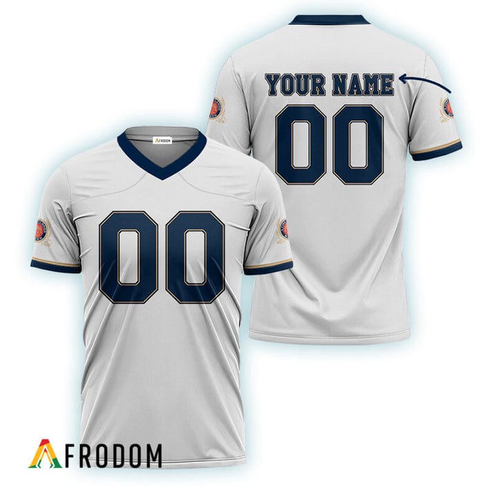 Personalized Miller Lite White Basic Football Jersey