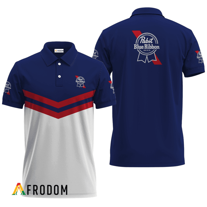 Pabst Blue Ribbon Tennis Polo Shirt