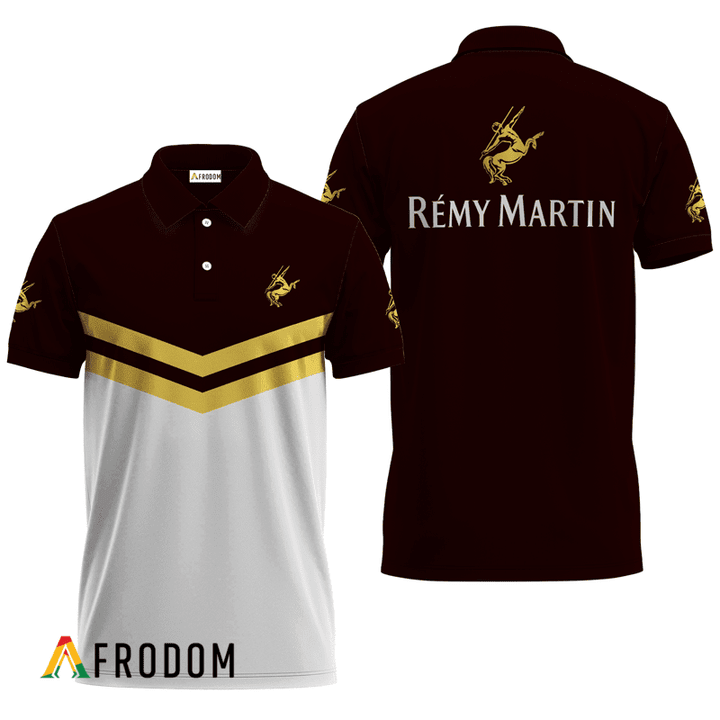 Remy Martin Brown Tennis Polo Shirt