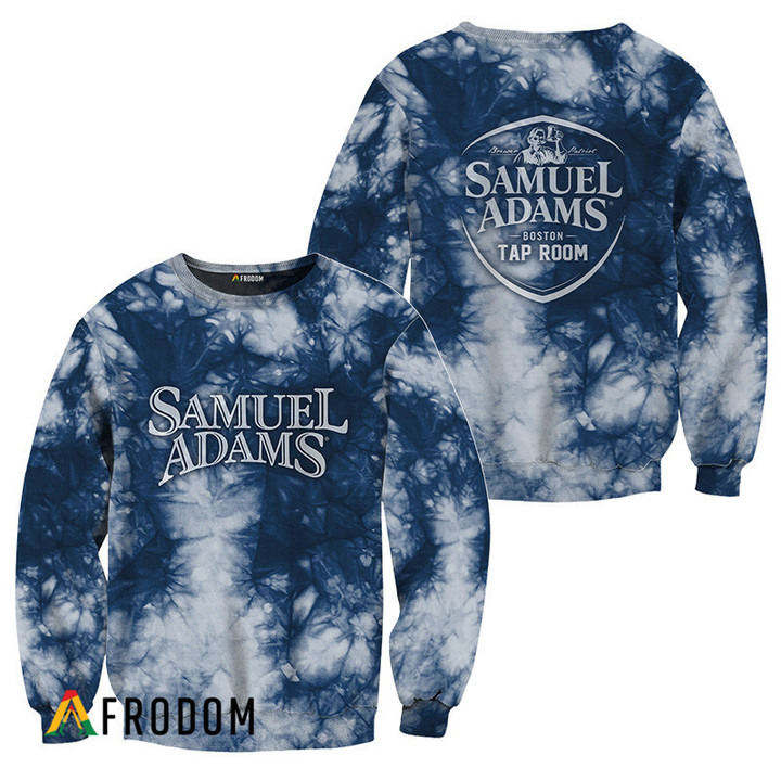 Samuel Adams Blue Tie-dye Sweatshirt
