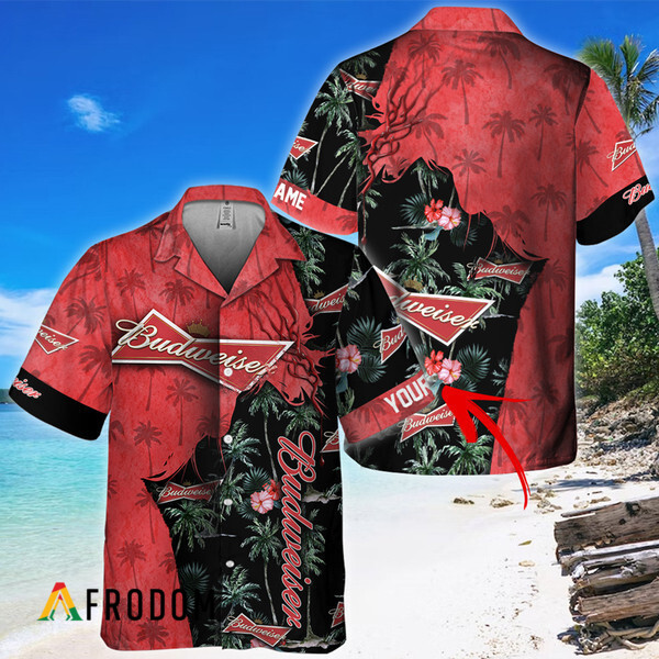 Personalized Aloha Budweiser God Hawaiian Shirt