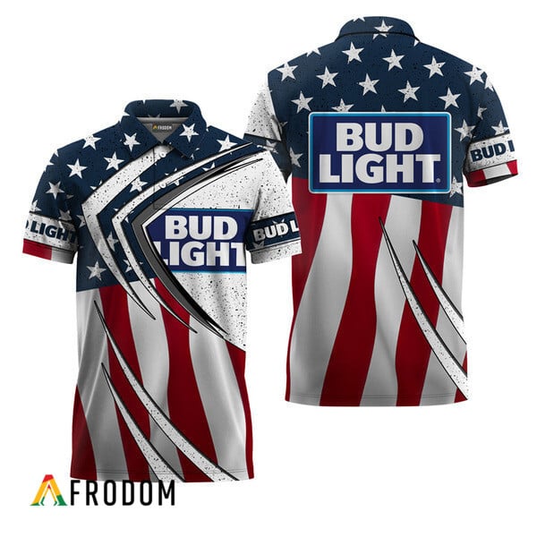 Bud Light Fourth Of July Esports Polo Shirt