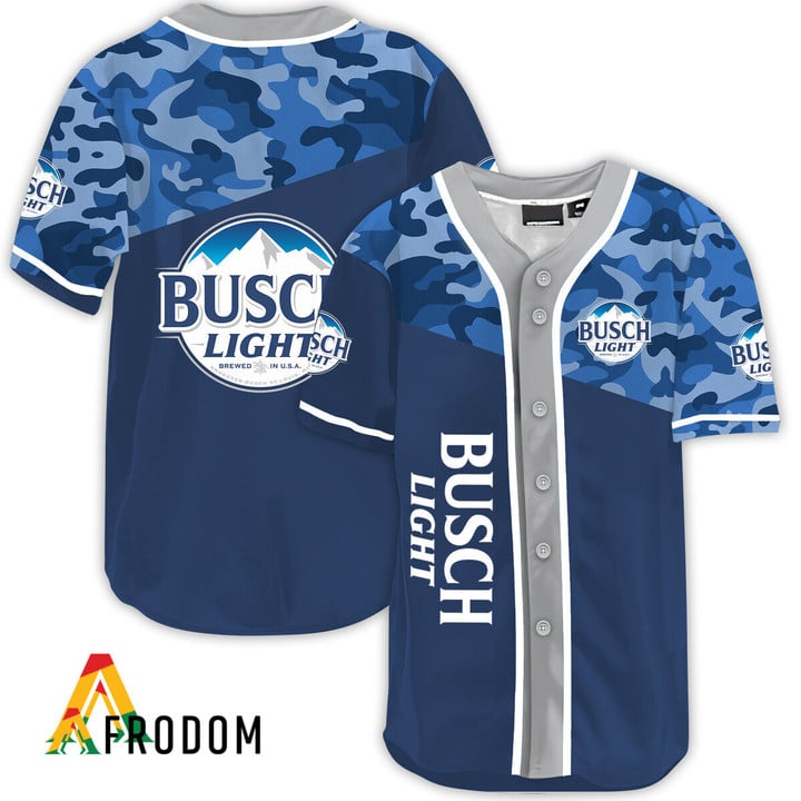 Classic Camouflage Busch Light Baseball Jersey