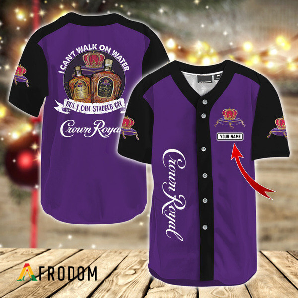 Personalized I Can Stagger On Crown Royal Baseball Jersey