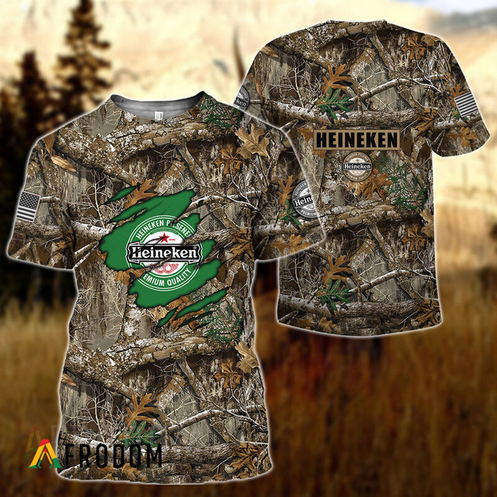 Deer Hunting Heineken T-shirt