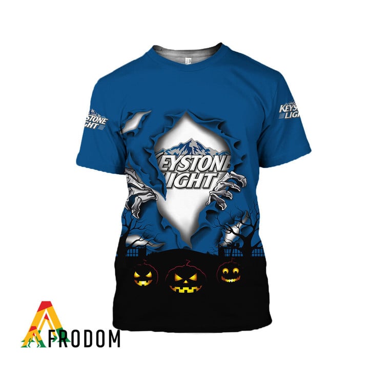 Scary Night Halloween Keystone Light T-shirt & Sweatshirt