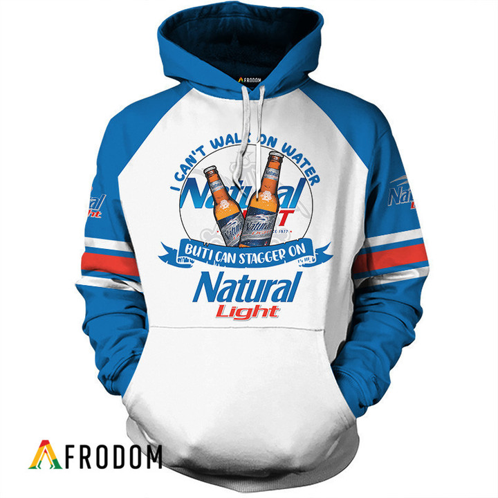 Personalized I Can Stagger On Natural Light Hoodie & Zip Hoodie