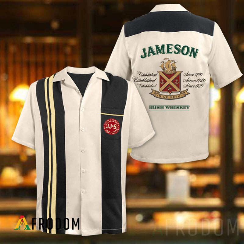 T-shirt Jameson Irish Whisky Manches Courtes - Taille M - Gris - Marque Anvil - Neuf Sans étiquettes