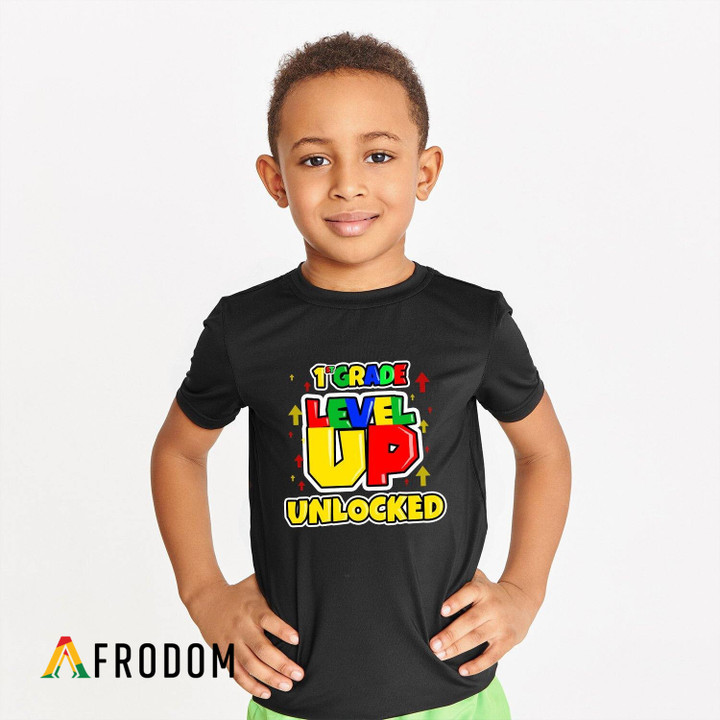 1st Grade - Level Up Kids T-shirt