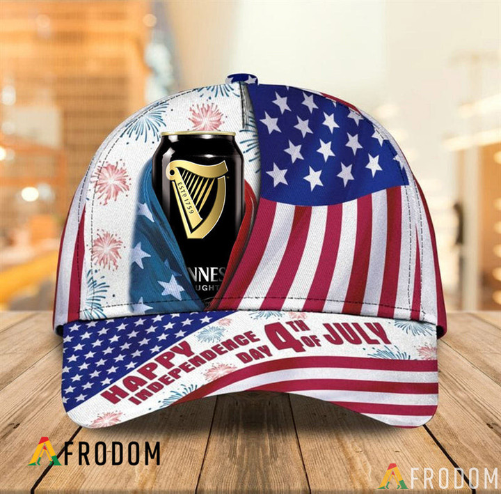 Happy Independence USA Flag Guinness Cap